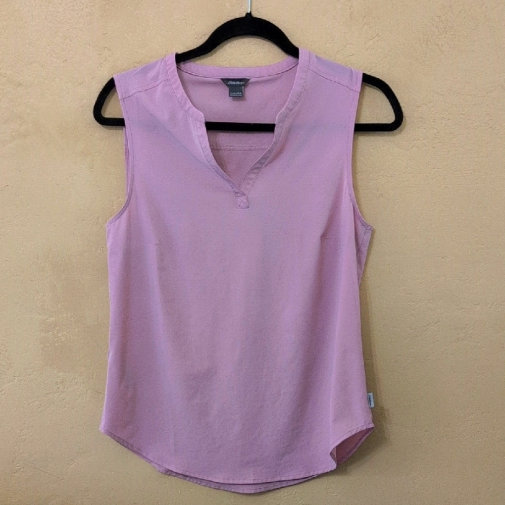 Eddie Bauer Blush Pink Tank Top V-Neck Relaxed Fit